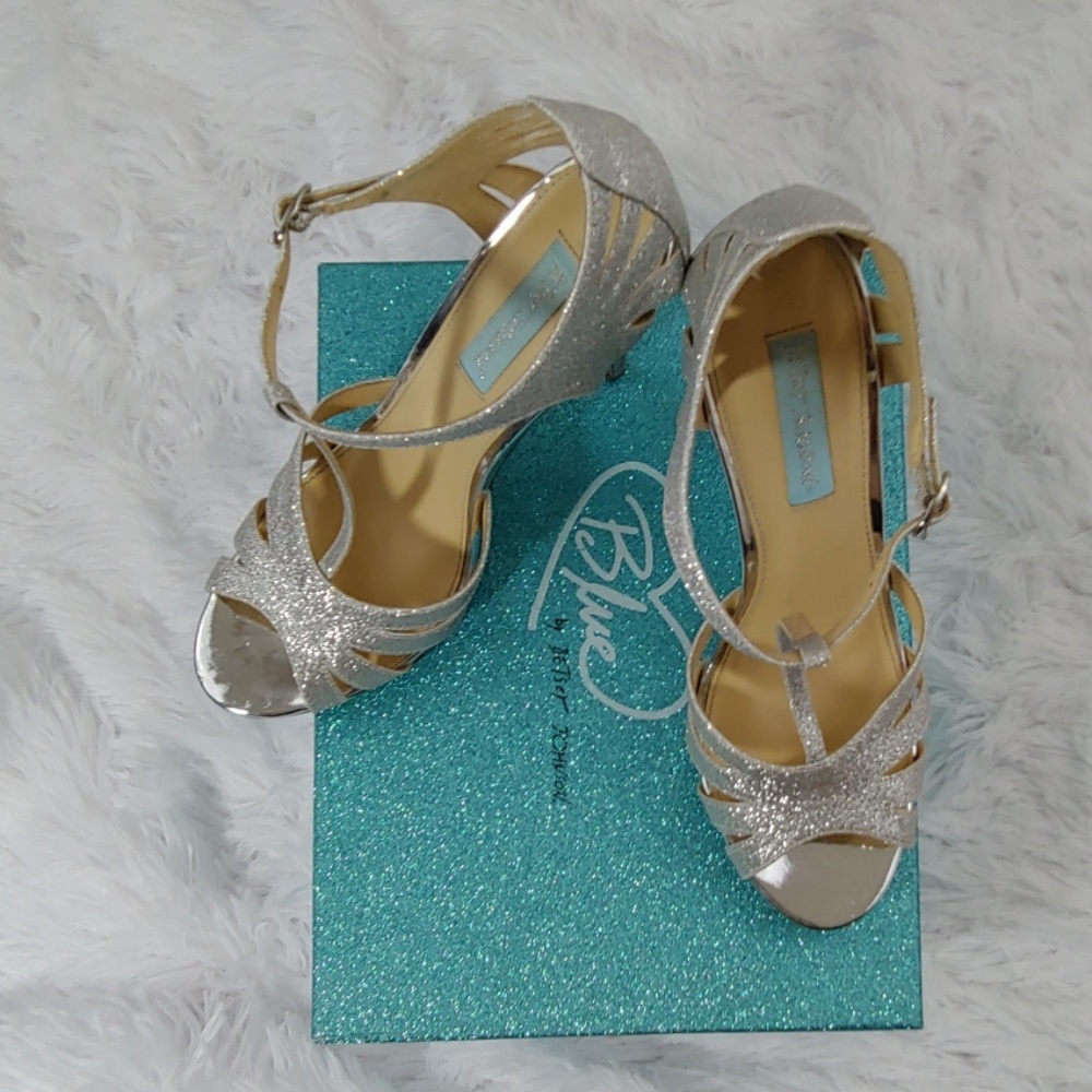 Betsey Johnson silver shoes